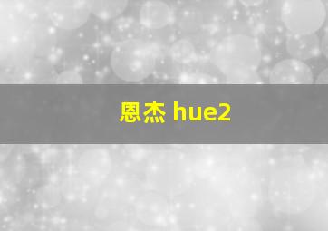 恩杰 hue2